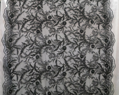 Universe Lace  Fabric Bridal Veil Corded Flowers # 15SEQ256K