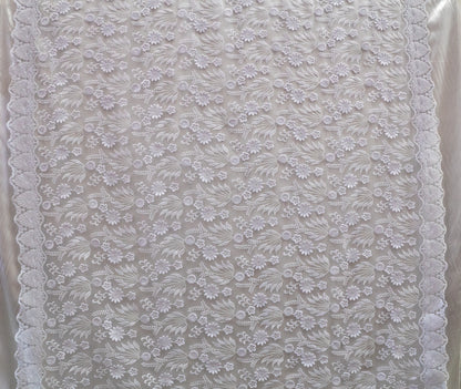 Embroidered Flower Lace # 20220626