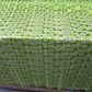 Lime Metallic Circles Lace Fabric  # ZS001