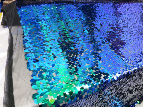 Holographic Square Sequins Mesh    # ZS0502