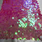 Holographic Square Sequins Mesh    # ZS0502