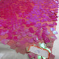 Holographic Square Sequins Mesh    # ZS0502