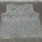 White Bridal Beaded Lace 2 Piece Set, Front and Back # VFC-253BP AND # VFC-252BP