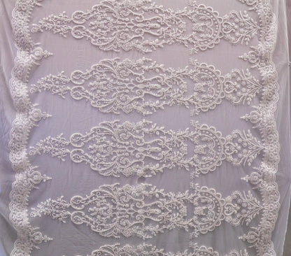 Heavy Hand Beaded Embroidered Flowers  # JP 0360